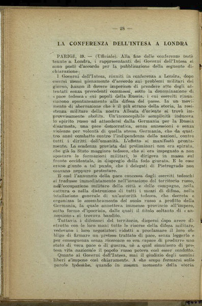 Il diario della nostra guerra : bollettini ufficiali dell'esercito e della marina